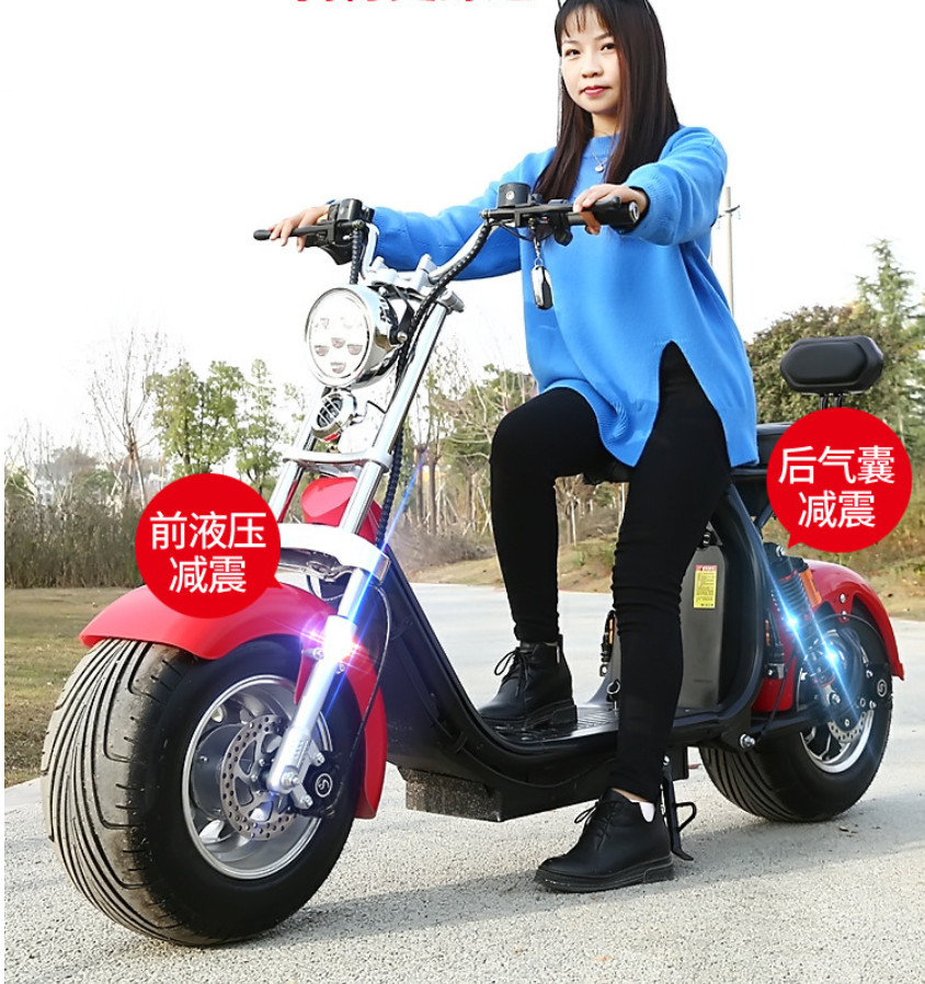 Xe Điện Bánh Béo Harley Pin Tháo Rời Đời Mới 2021