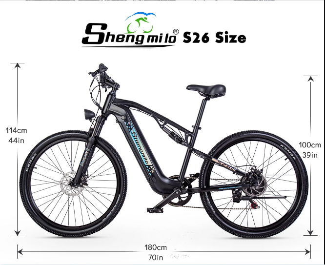 Xe đạp trợ lực điện Shengmilo S26 48V17.5AH 500W BAFANG đạt đỉnh 1000w Châu Âu
