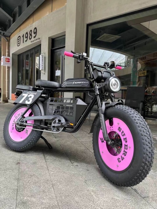 Xe Đạp Trợ Lực Điện Bánh Béo 20inchx4.0 SUPER 73-S1 Black-Pink Thời Trang Phái Nữ Bán xe đạp điện trợ lực đẹp tốt uy tín hcm