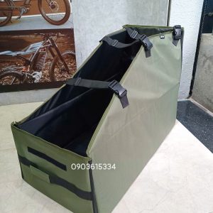 Túi vải du lịch cho xe đạp gấp gọn ( Xanh rêu)