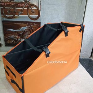 Túi vải du lịch cho xe đạp gấp gọn ( Cam)